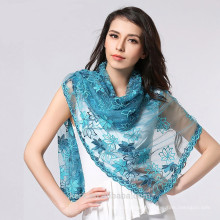 Chiffon silk scarf 2015 scarf female summer and autumn all-match scarf long design air conditioning cape silk scarves shawl